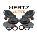 Pachet difuzoare auto Hertz Dieci dedicat Volkswagen Golf V (2003 - 2009) fotografia produsului