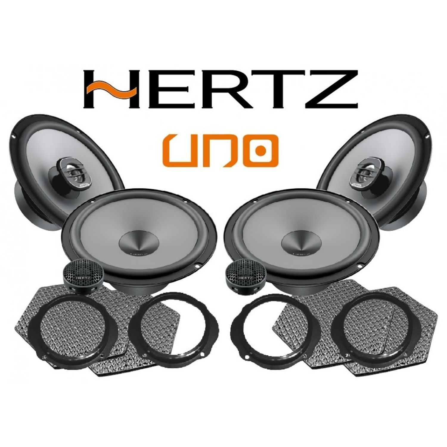Pachet difuzoare auto Hertz Uno dedicat Ford Focus 2 (2004 - 2011) fotografia produsului
