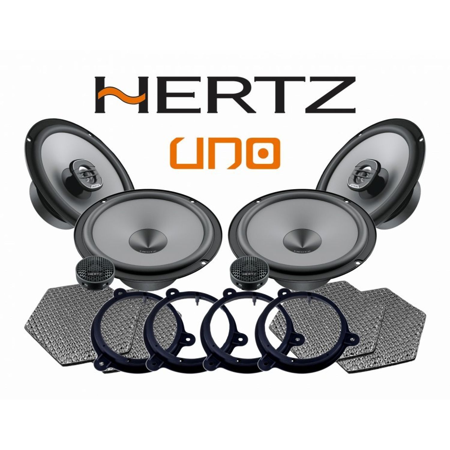 Pachet difuzoare auto Hertz Uno dedicat Dacia Duster 2 (2017 - 2019) fotografia produsului