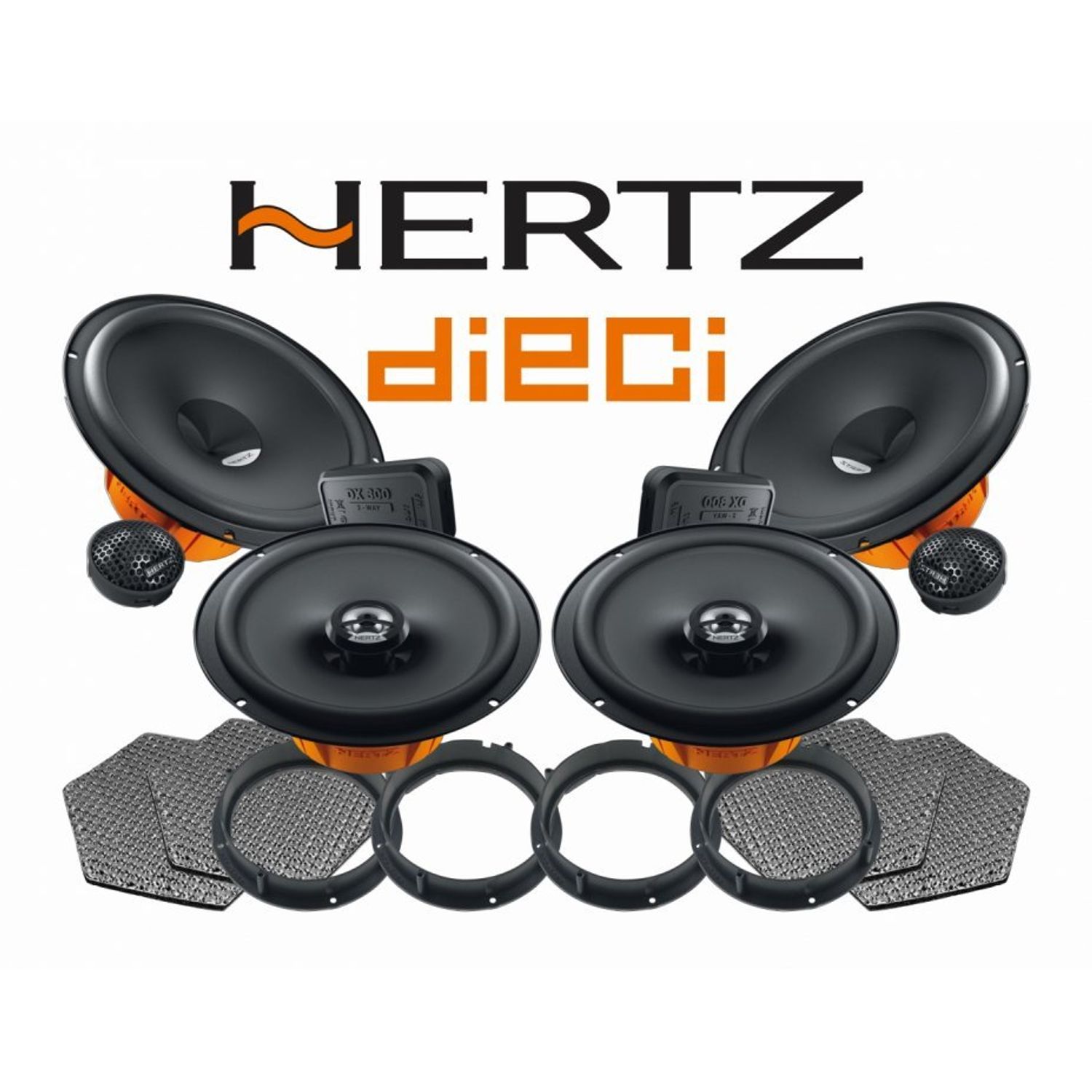 Pachet difuzoare auto Hertz Dieci dedicat Seat Altea (2004 - 2015) fotografia produsului