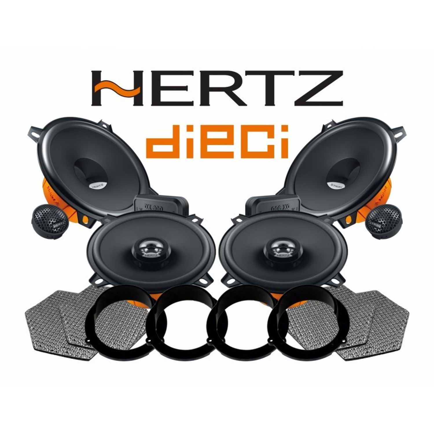 Pachet difuzoare auto Hertz Dieci dedicat Mazda 2 (2003 - 2020) fotografia produsului