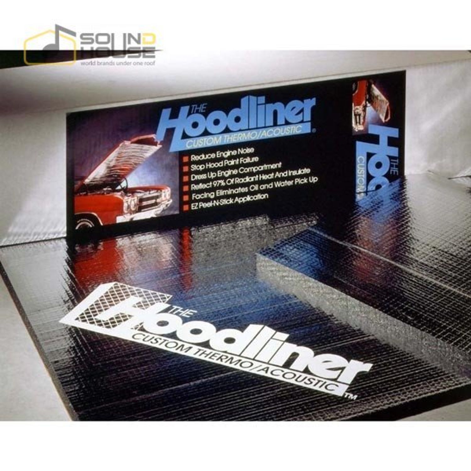 Insonorizant auto Dynamat Hoodliner, 19mm, 1,12m2 fotografia produsului View 2 L