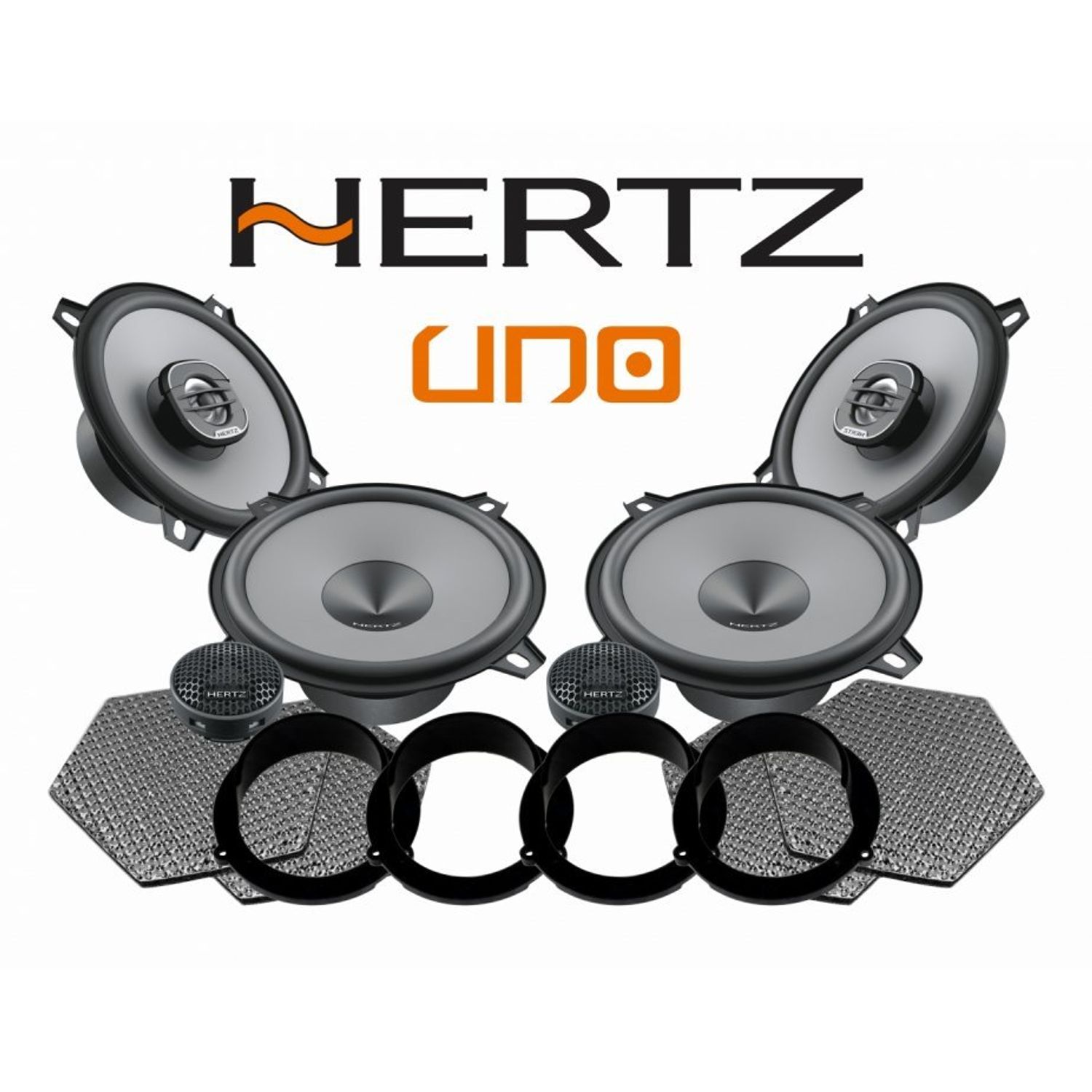 Pachet difuzoare auto Hertz Uno dedicat Mazda 2 (2003 - 2020) fotografia produsului