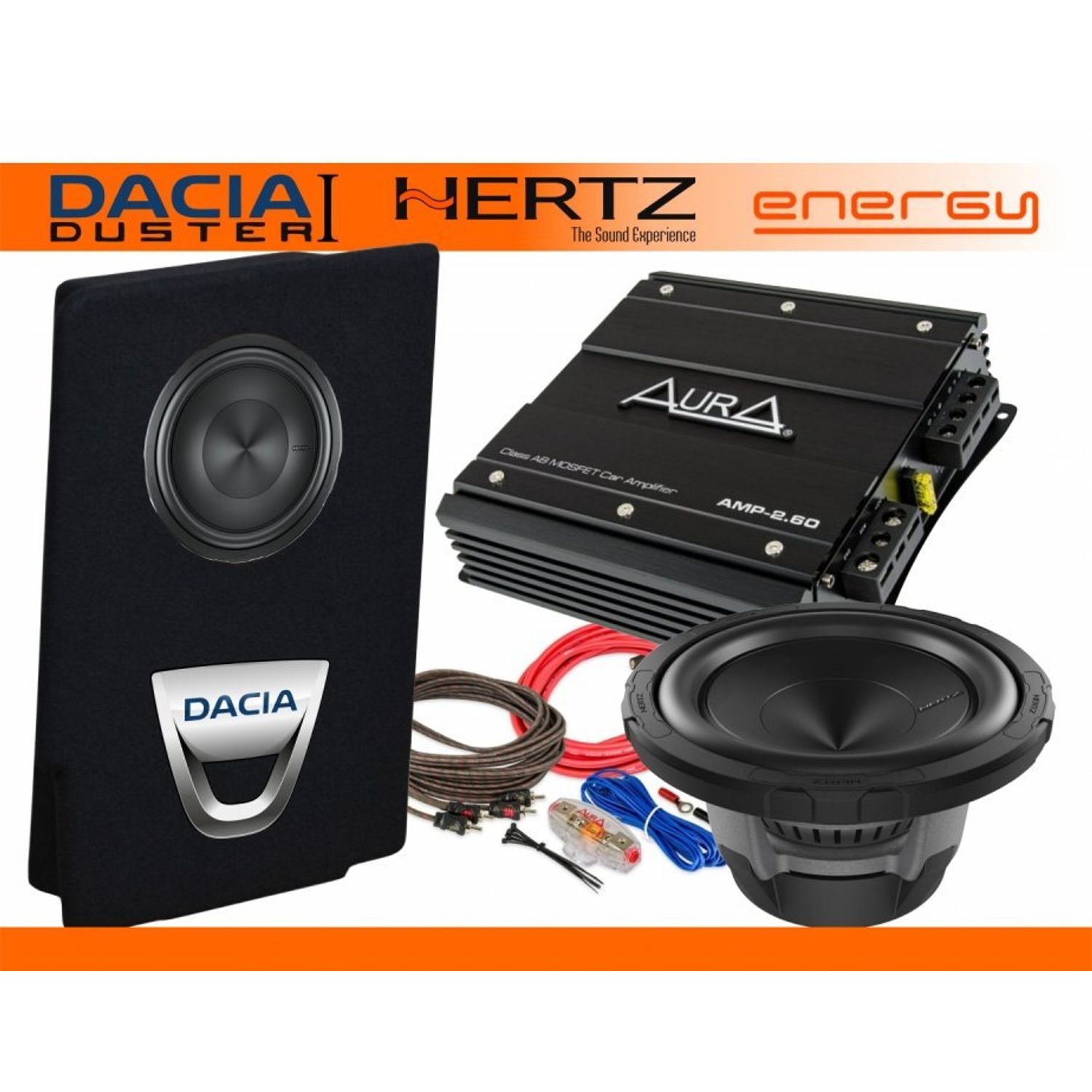 Pachet subwoofer cu incinta Dacia Duster 1 fotografia produsului