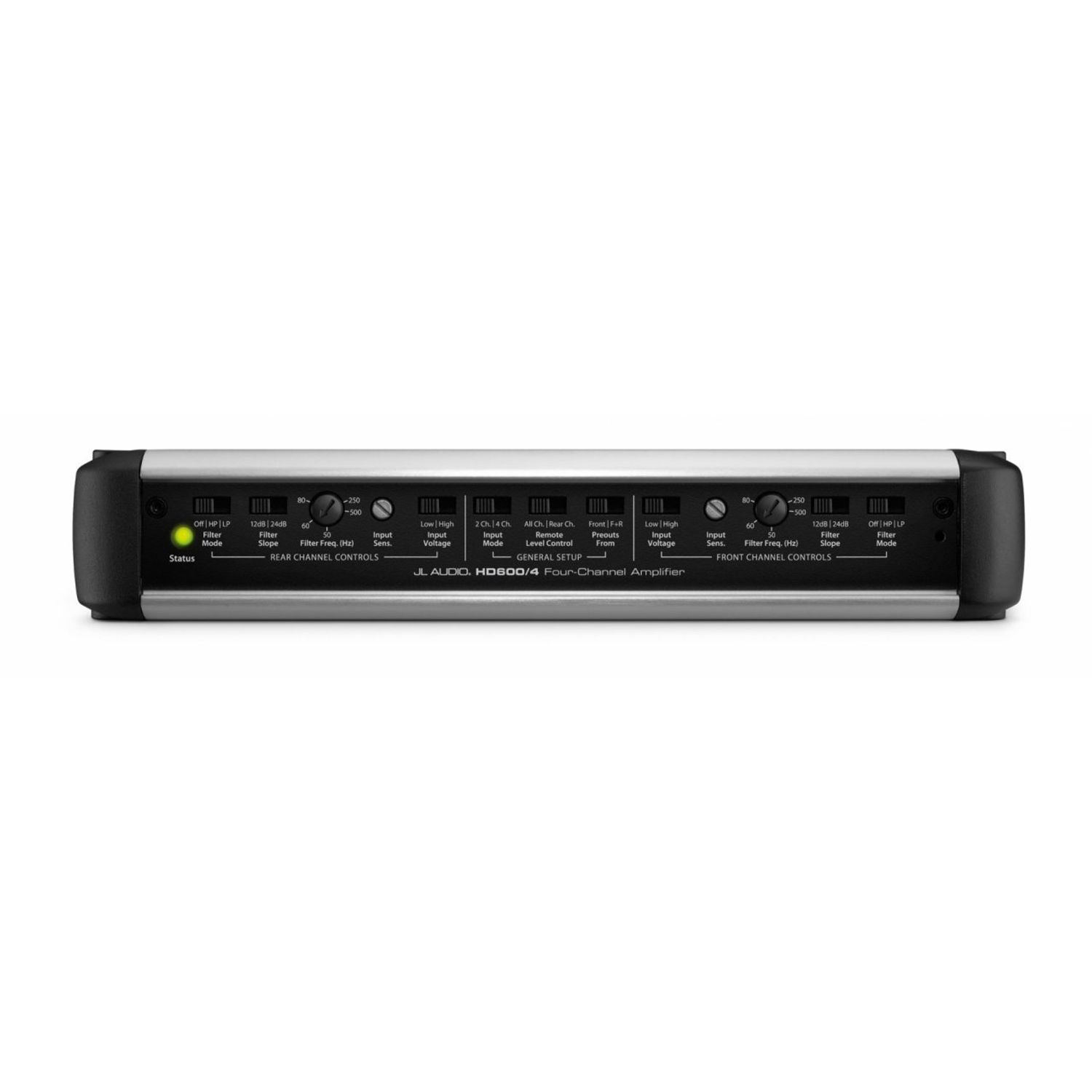Amplificator auto JL Audio HD600/4, 4 canale, 600W fotografia produsului View 10 L