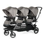 Carucior Peg Perego Triplette, 0-15 kg, City Grey, Gri / Alb fotografia produsului