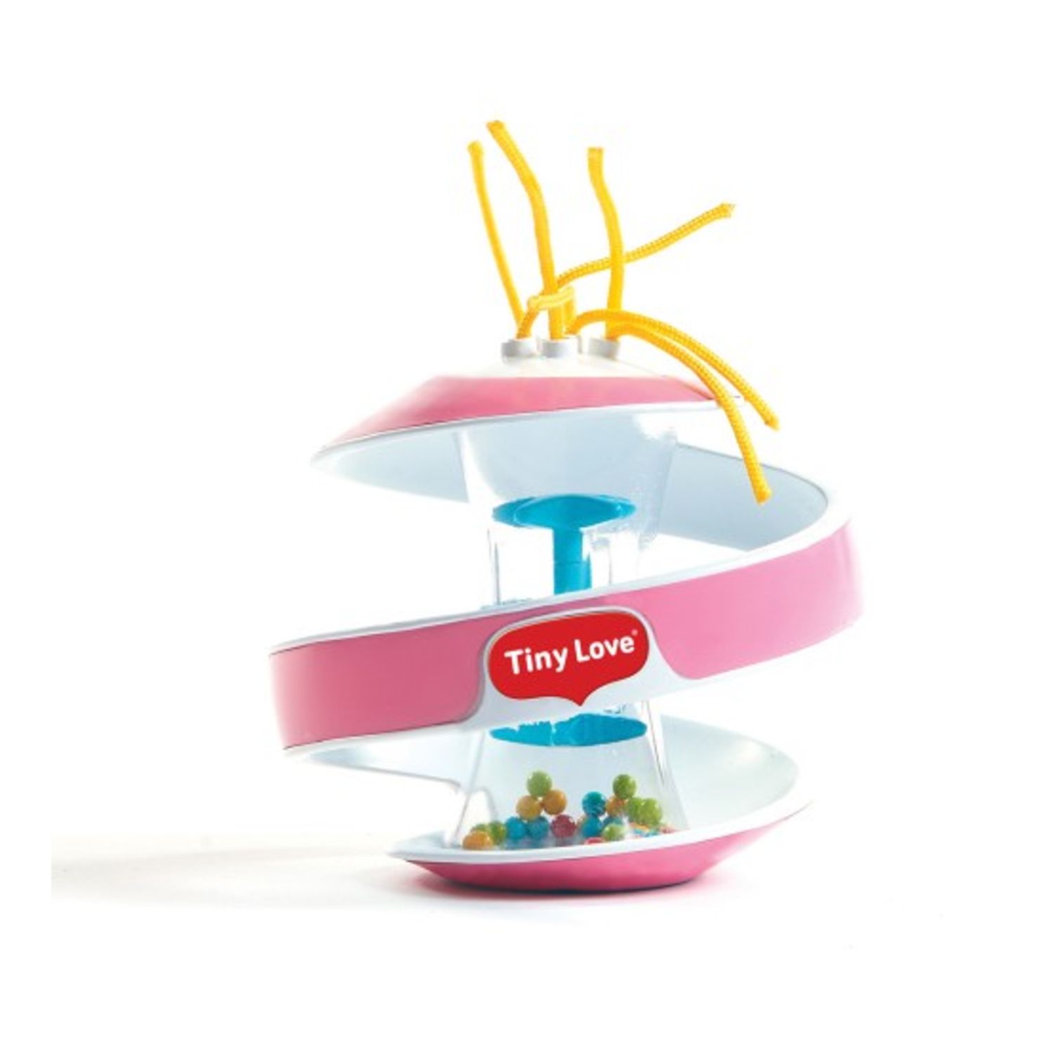 Jucarie spirala cu Rainstick, roz, Tiny Love fotografia produsului