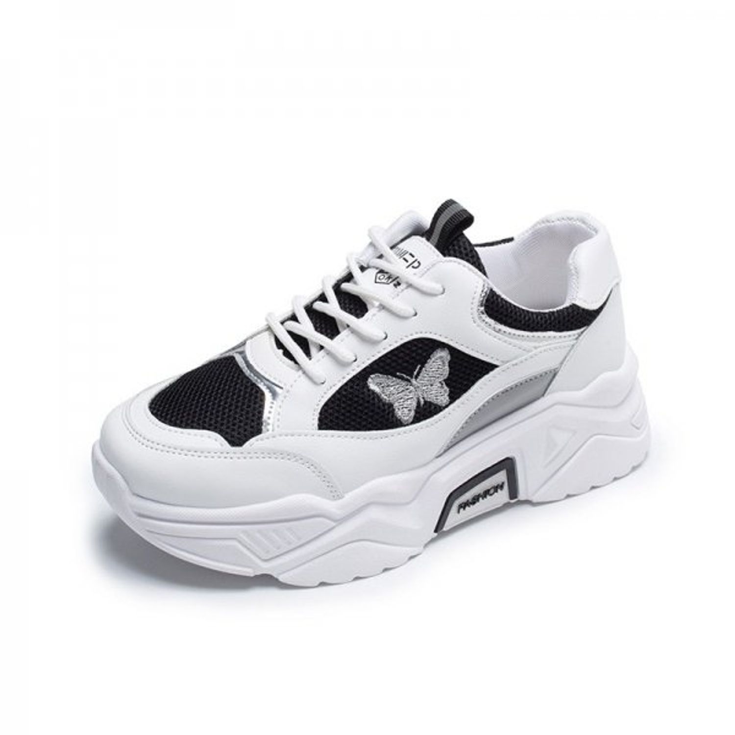 Pantofi sport dama AD40, model alb/negru, AD40-35 fotografia produsului