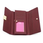 Portofel de dama, Perfect For You PT350,compartimentare multipla, wine red fotografia produsului View 2 S