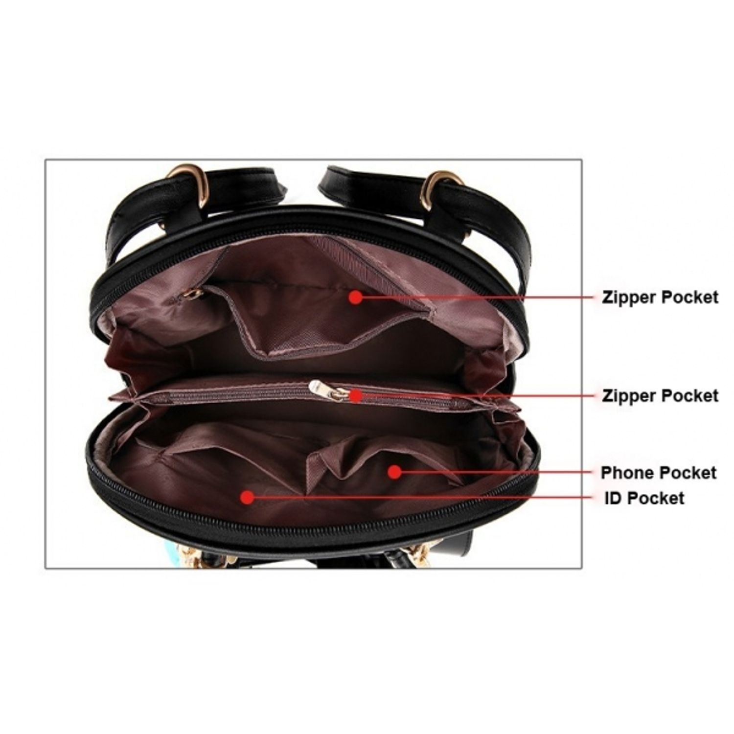 Rucsac pentru dama, model GT143, albastru inchis fotografia produsului View 4 L