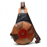 Rucsac dama, Serena GT1525, piele naturala, model multicolor fotografia produsului