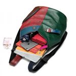 Rucsac dama, Angely GT1523, piele naturala, model multicolor fotografia produsului View 4 S