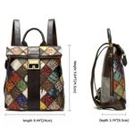 Rucsac dama, Anya GT1536, piele naturala, model multicolor fotografia produsului View 2 S