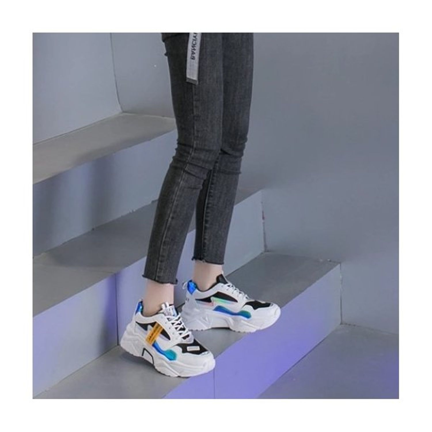 Pantofi sport dama AD28, model negru, AD28-35 fotografia produsului View 5 L