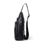 Geanta pentru barbati, Eric GT1322, piele naturala, Negru fotografia produsului View 3 S