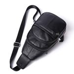Geanta pentru barbati, Eric GT1322, piele naturala, Negru fotografia produsului View 2 S