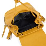 Rucsac dama Zelinda GT1495, piele naturala, galben fotografia produsului View 5 S