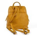 Rucsac dama Zelinda GT1495, piele naturala, galben fotografia produsului View 3 S