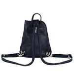 Rucsac dama Algisa GT1162, piele naturala, albastru inchis fotografia produsului View 3 S