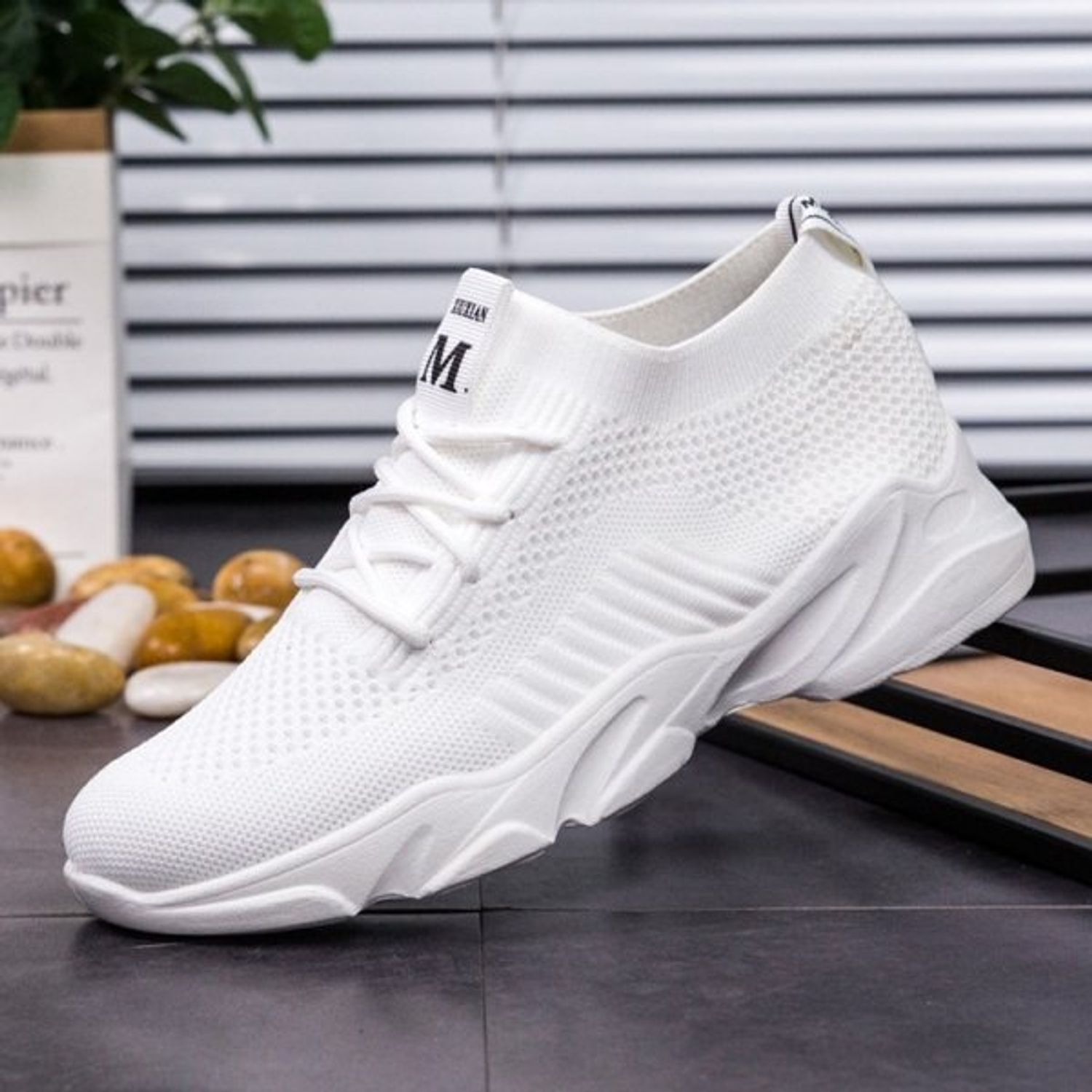 Pantofi sport dama AD07, model alb, AD07-37 fotografia produsului View 3 L