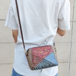 Geanta dama, Monika GT1510, piele naturala, multicolor fotografia produsului View 3 S
