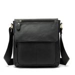 Geanta barbati, Adonis GT1545, piele naturala, model negru fotografia produsului