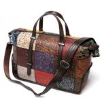 Geanta dama, Nya GT1526, piele naturala, model multicolor fotografia produsului