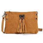 Geanta dama Tianna GT1573, piele intoarsa, cognac fotografia produsului View 4 S