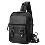 Rucsac pentru barbati, David GT1367, negru fotografia produsului View 4 S