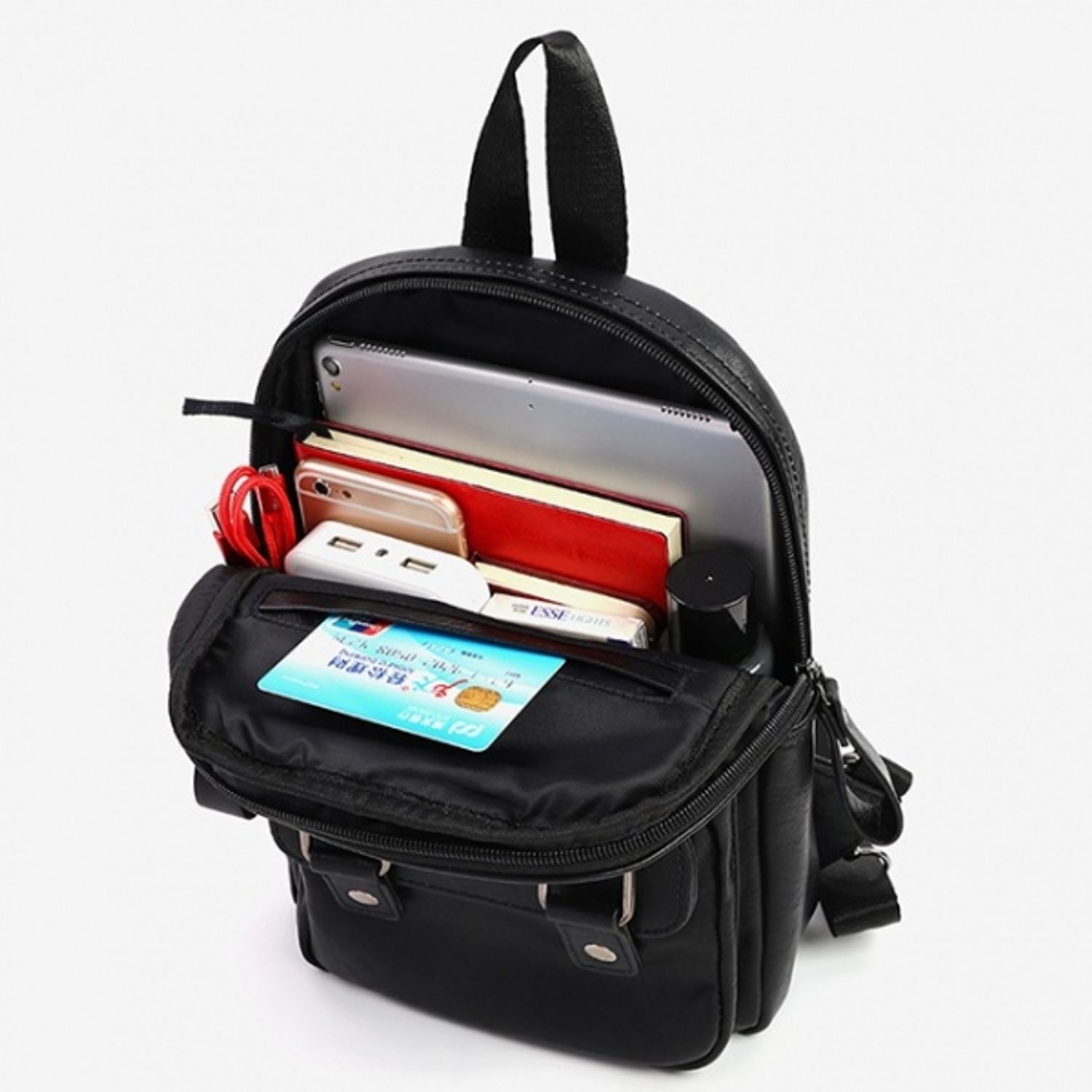 Rucsac pentru barbati, David GT1367, negru fotografia produsului View 6 L