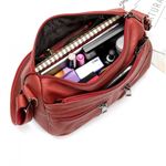 Geanta dama Amina GT1540, piele naturala, rosu fotografia produsului View 2 S