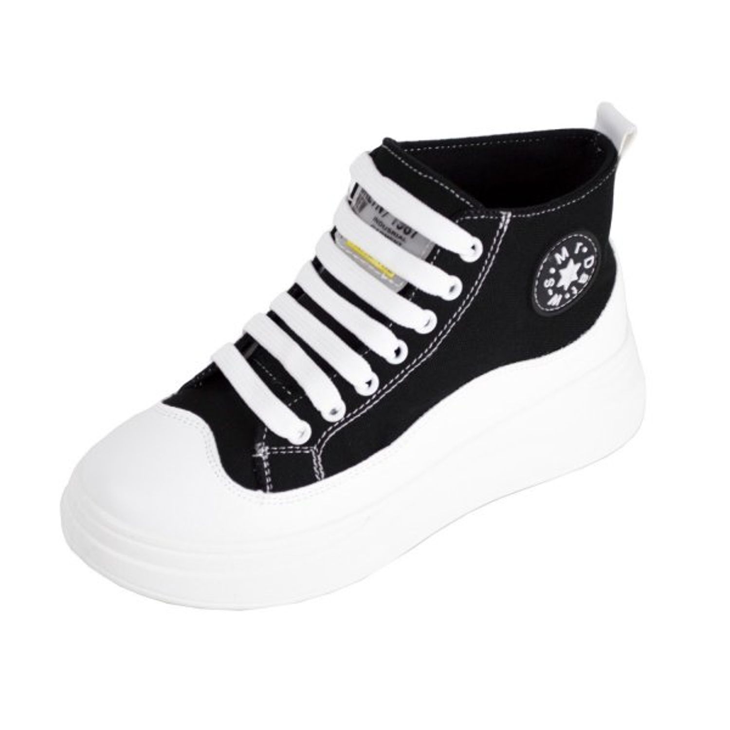 Pantofi sport dama AD20, model alb - negru, AD20-36 fotografia produsului