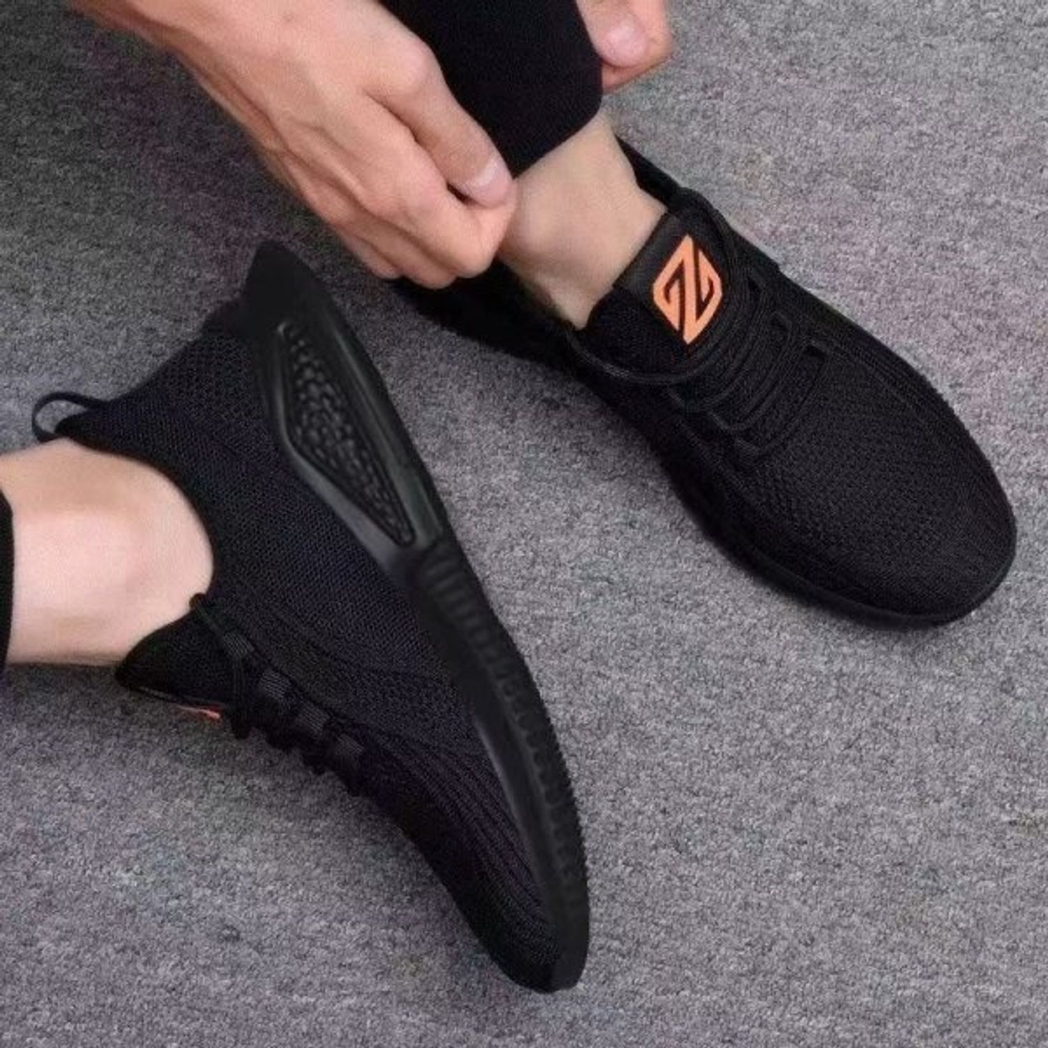 Pantofi sport barbati AD65, model negru, AD65-43 fotografia produsului View 6 L