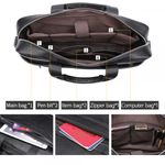 Servieta pentru barbati, Andy GT1310, piele naturala, Negru fotografia produsului View 4 S