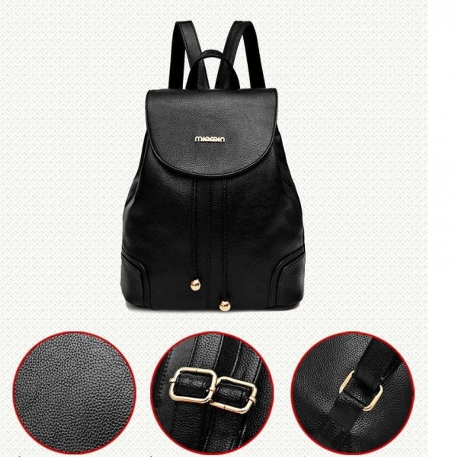 Rucsac pentru dama, model GT124, negru fotografia produsului View 4 L