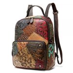Rucsac dama, Kelly GT1533, piele naturala, model multicolor fotografia produsului View 2 S