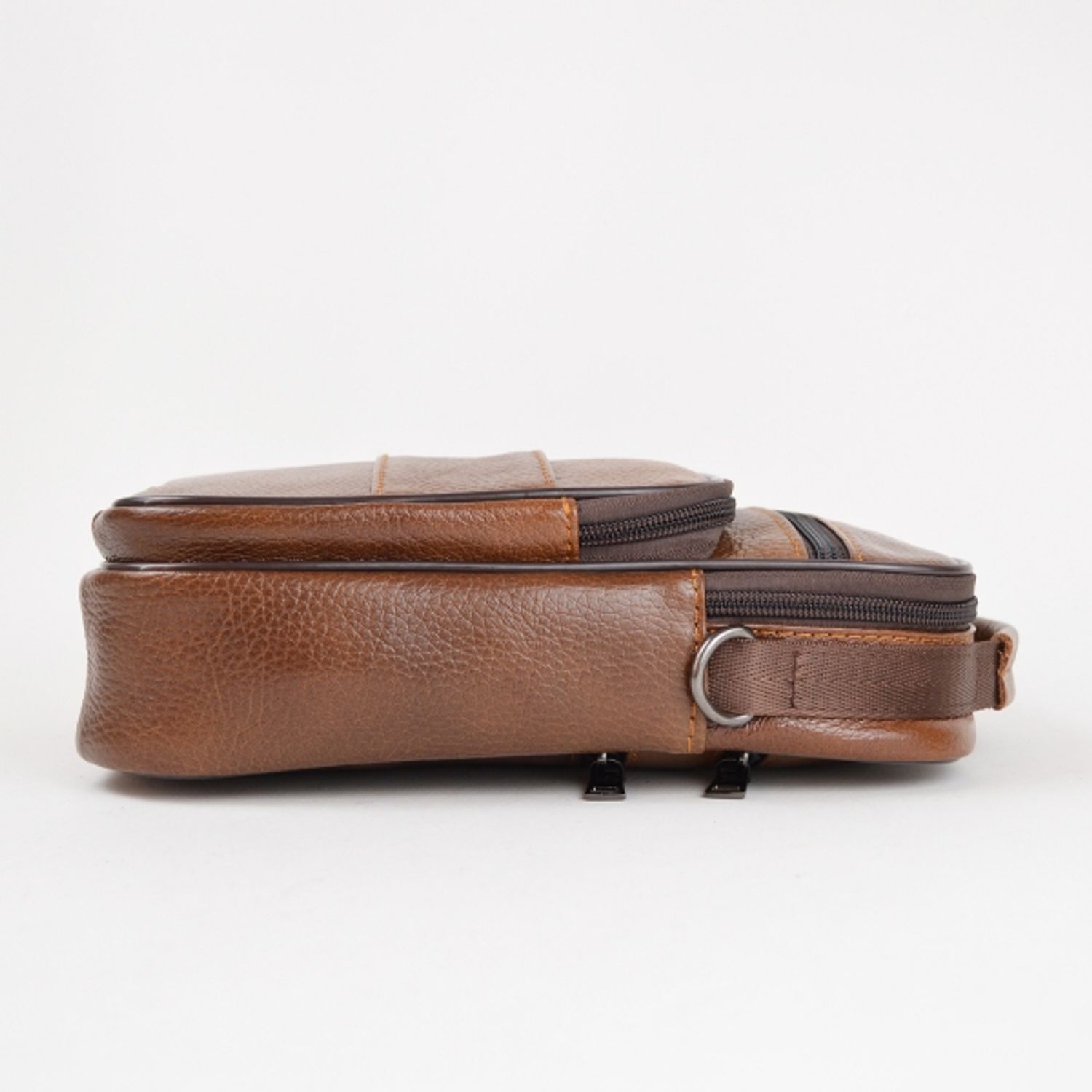 Geanta barbati, Leon GT1325, piele naturala, model maro deschis fotografia produsului View 3 L