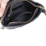 Geanta dama, Nelly GT1509, piele naturala, negru fotografia produsului View 2 S