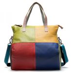 Geanta dama, Brinley GT1524, piele naturala, model multicolor fotografia produsului