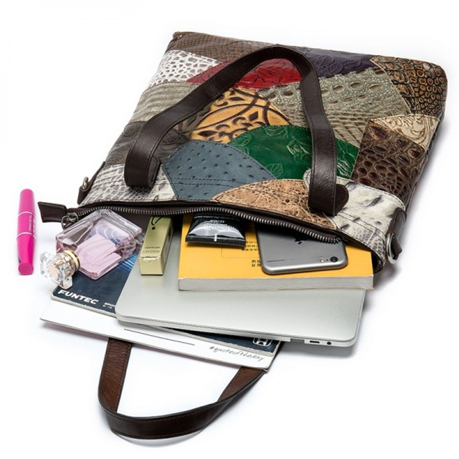 Geanta dama, Sylvia GT1531, piele naturala, model multicolor fotografia produsului View 4 L