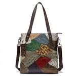 Geanta dama, Sylvia GT1531, piele naturala, model multicolor fotografia produsului