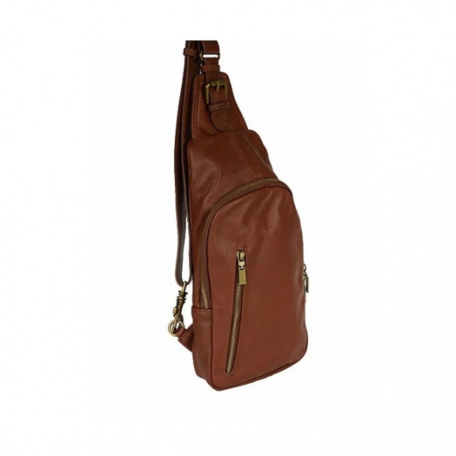 Geanta barbati Sam GT726, piele naturala, model maro fotografia produsului View 2 L