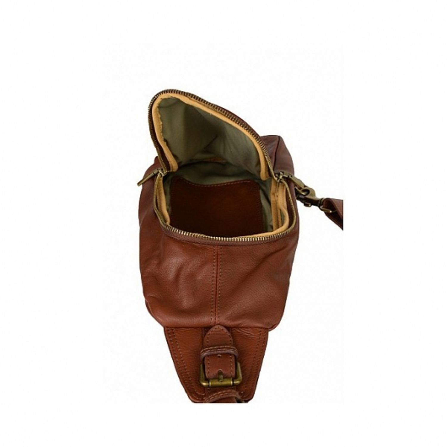 Geanta barbati Sam GT726, piele naturala, model maro fotografia produsului View 5 L