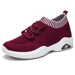 Pantofi sport dama AD23, model bordo, AD23-35 fotografia produsului