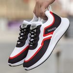 Pantofi sport barbati AD62, model negru/rosu, AD62-39 fotografia produsului View 5 S