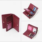 Portofel dama Perfect For You PT395, bordo fotografia produsului View 2 S