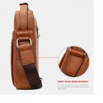 Geanta de umar pentru barbati Vicuna Polo GT94, model maro deschis fotografia produsului View 3 S