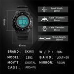 Ceas Barbatesc SKMEI CS904, curea silicon, digital watch, rezistent 3ATM fotografia produsului View 2 S