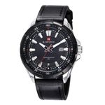 Ceas barbatesc Naviforce CS1221, curea piele, model negru fotografia produsului