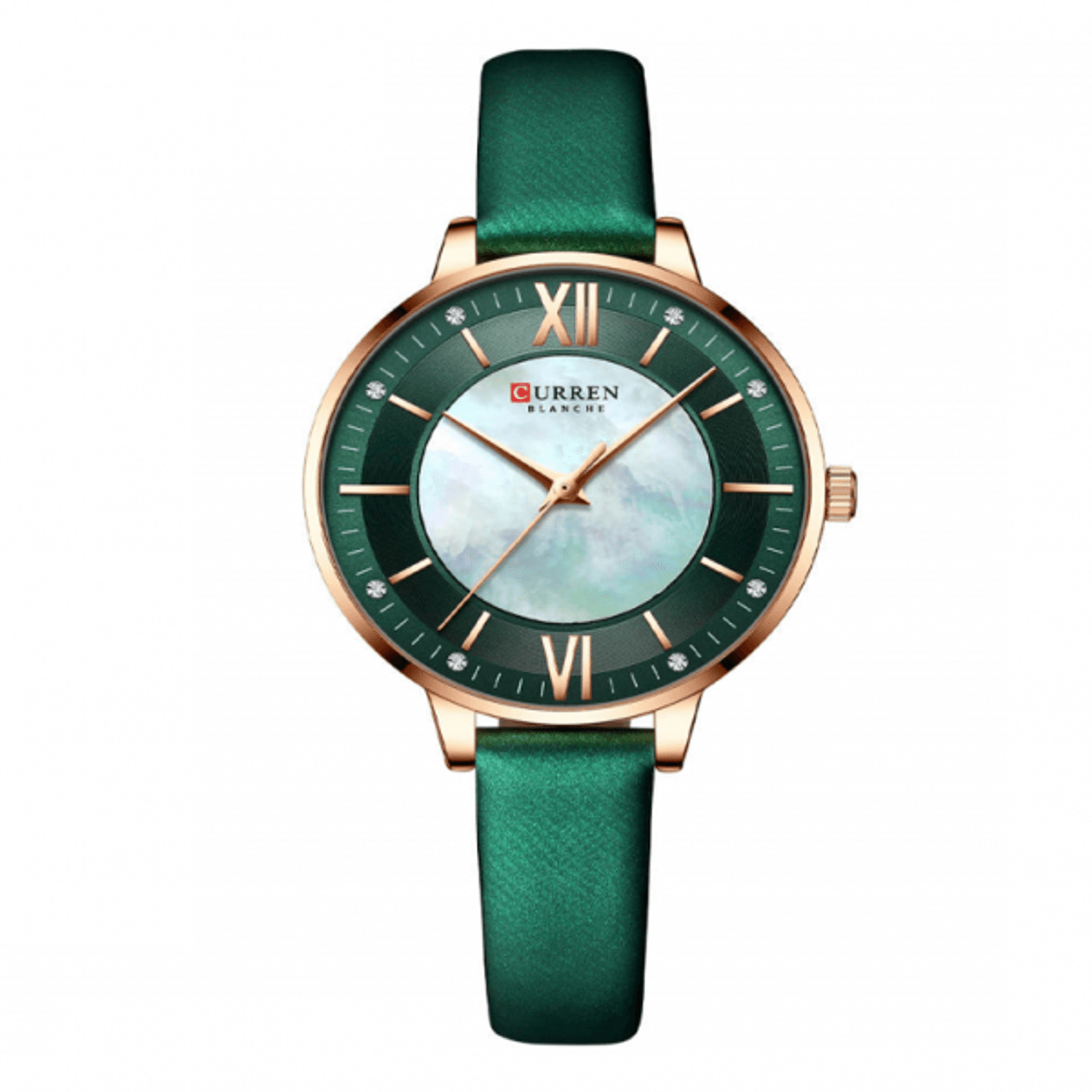 Ceas dama Curren CS1272, verde fotografia produsului